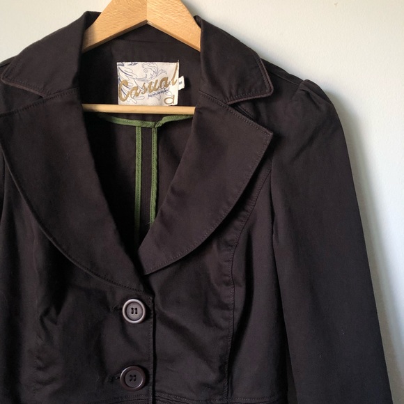 💜 3/$15 Dynamite brown blazer - size Medium - Picture 2 of 14
